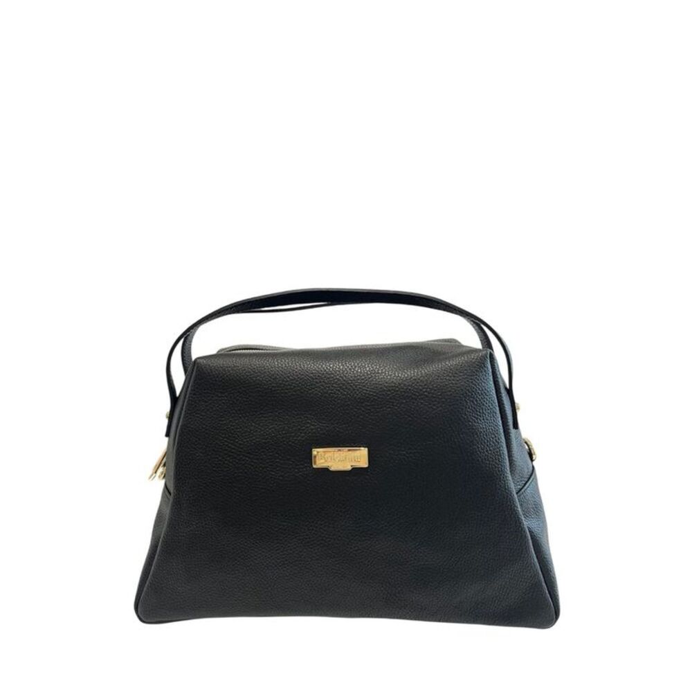 Baldinini Trend Black Cowhide Clutch Women's Bag